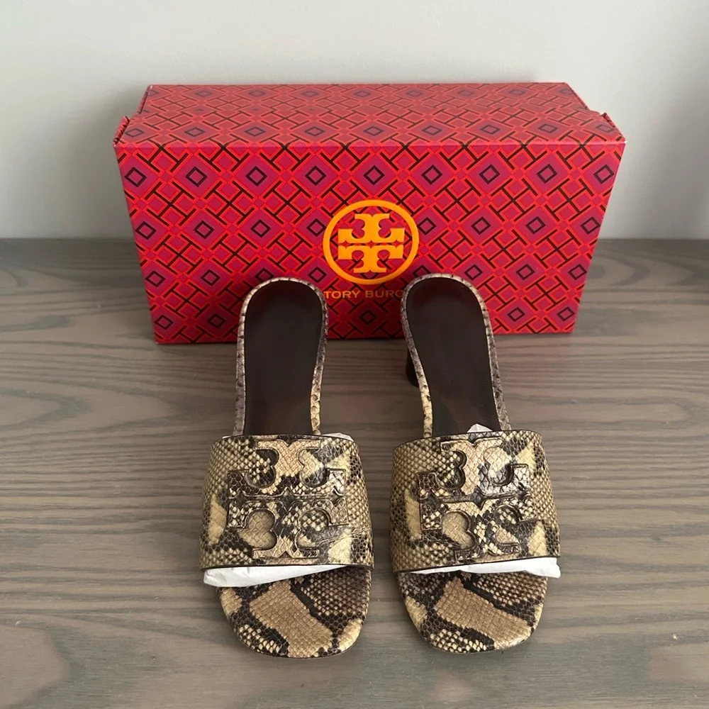 TORY BURCH INES MULE IN DESERT DUSK ROCCIA